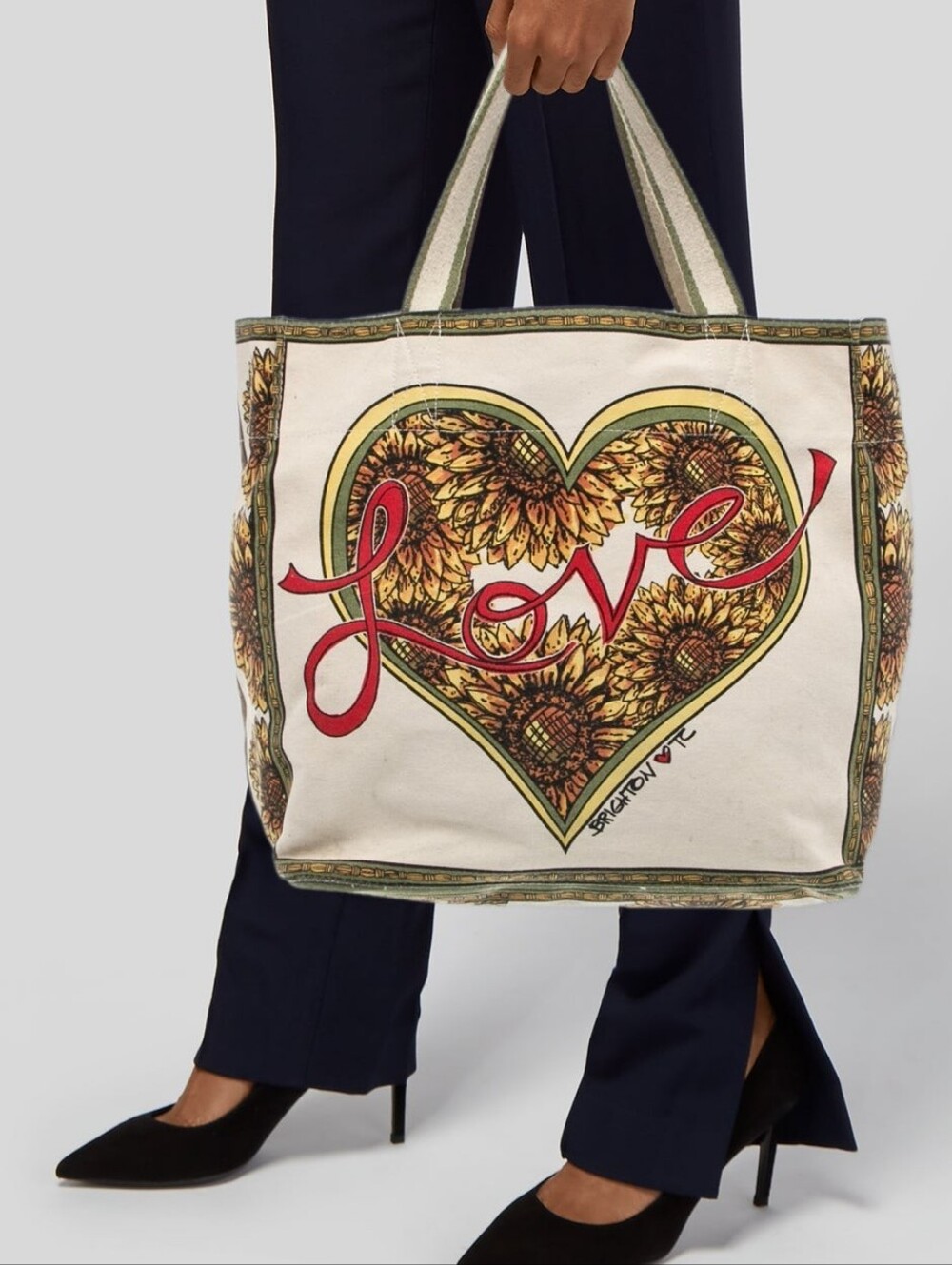 BRIGHTON Something Wonderful Sunflower Tote